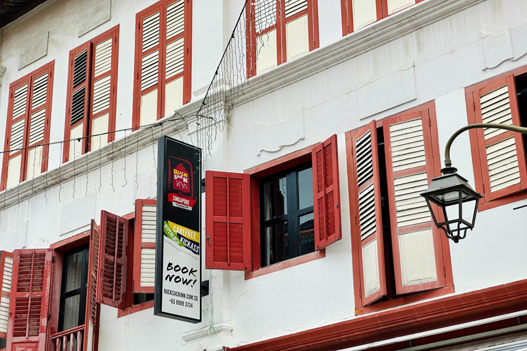 Rucksack Inn Temple Street Singapura Exterior foto